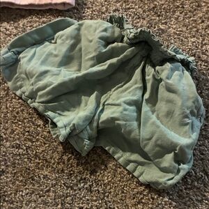 Women's Green Casual Shorts